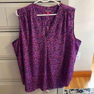 3x Womens Vince Camuto pink sleeveless blouse